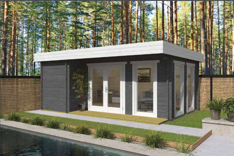 Anari Log Garden Studio — 1 bedrooms, 18 m²